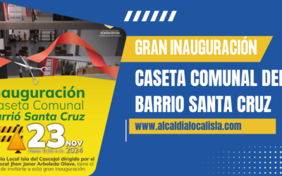 Inauguración del Centro de Desarrollo Comunitario Cultural del Barrio Santa Cruz se Traslada al 23 de Noviembre