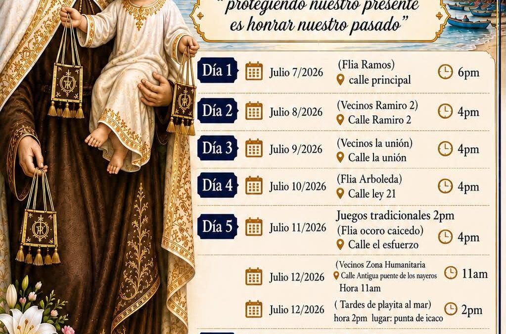La fe y la tradición continúan en La Playita. Del 7 al 16 de julio