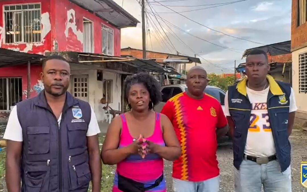 Alcaldía Local Isla Cascajal fortalece apoyo a familias afectadas por el terremoto
