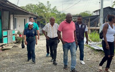 🚨 ALCALDÍA LOCAL DE ISLA CASCAJAL CONTINÚA RECORRIDO POR ZONAS AFECTADAS TRAS EL TERREMOTO