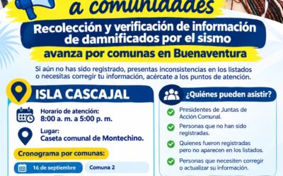 📢 ATENCIÓN, COMUNIDADES DE BUENAVENTURA